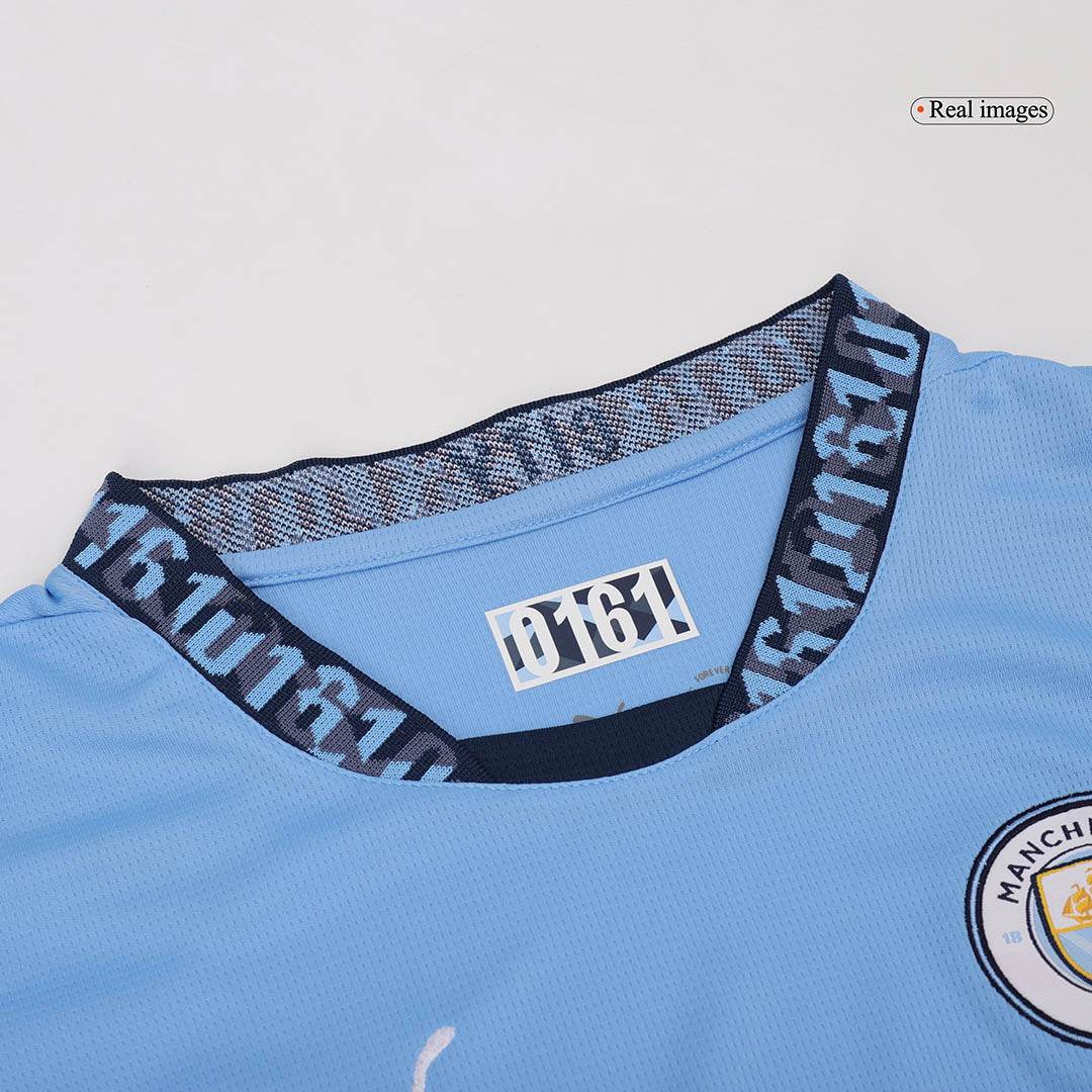 Damska wysokiej jakości koszulka piłkarska Manchester City Home 2024/25 - Topowe Koszulki Pilkarskie Sklep Internetowy