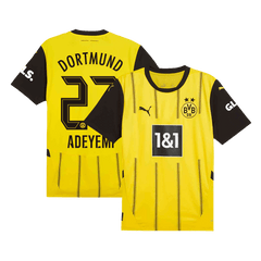 Męska Koszulka Domowa Borussia Dortmund ADEYEMI #27 2024/25 - Topowe Koszulki Pilkarskie Sklep Internetowy