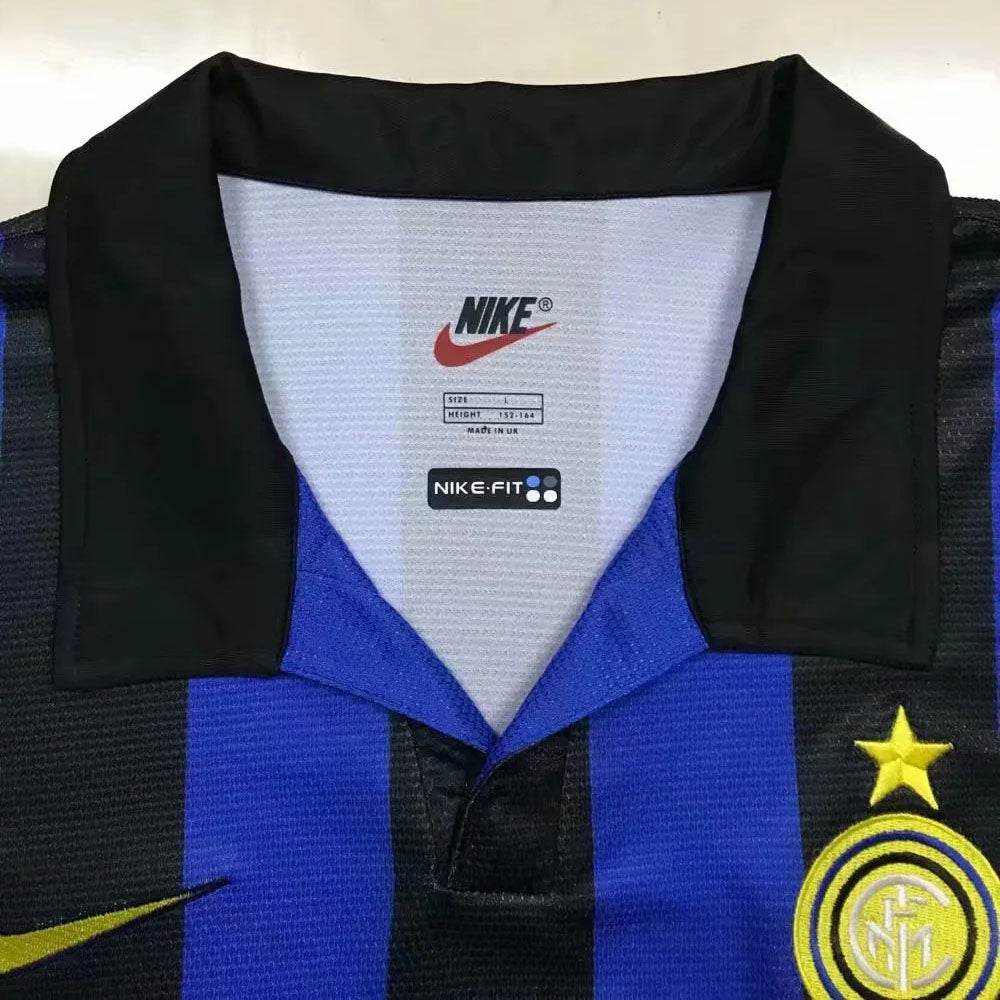 Męska domowa koszulka piłkarska Inter Mediolan Retro 1998/99 - Topowe Koszulki Pilkarskie Sklep Internetowy