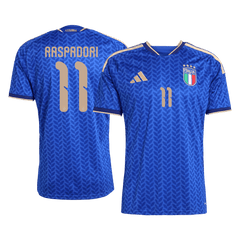 Męska Koszulka Domowa Italy RASPADORI #11 World Cup 2026