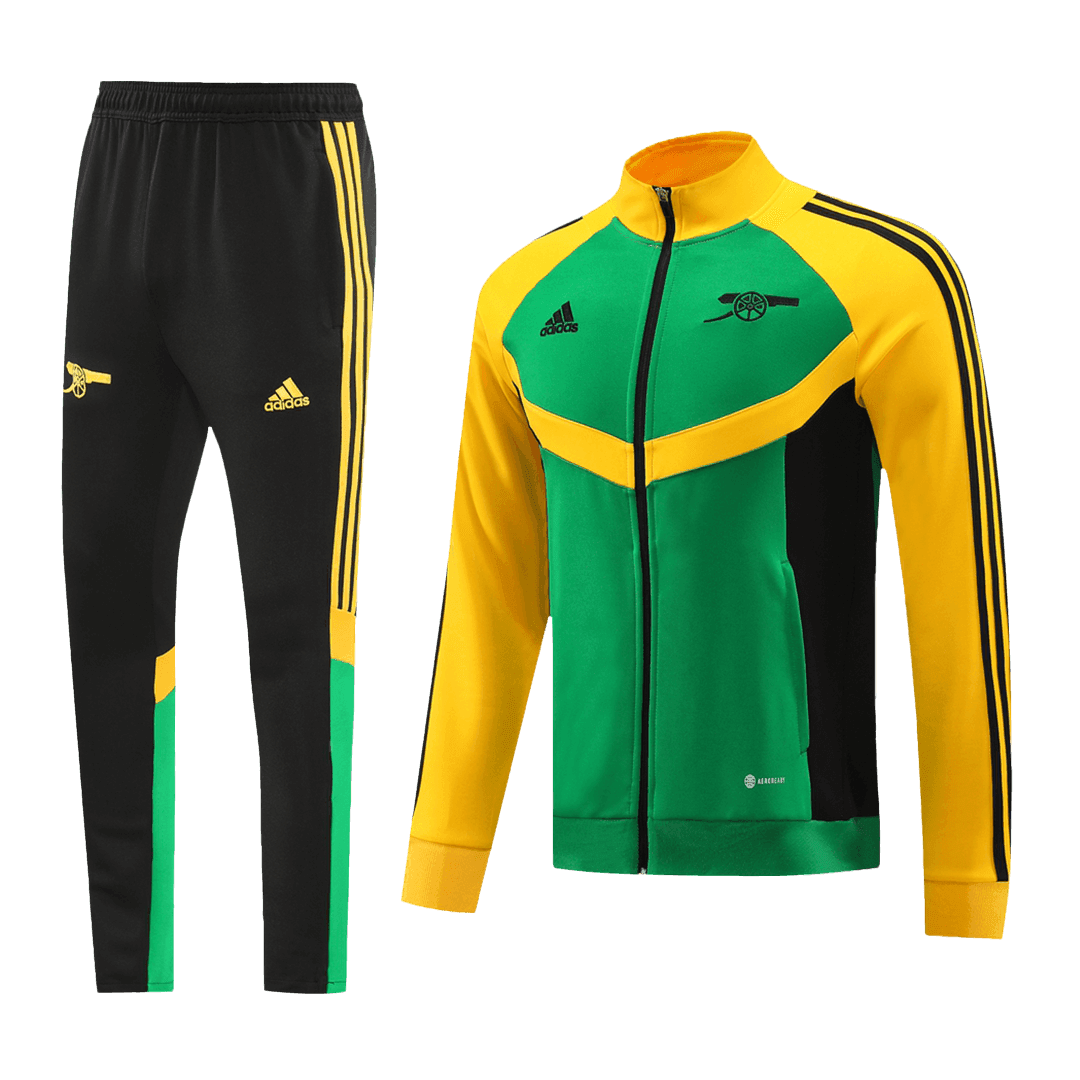 Męski zestaw treningowy Arsenal 03 (Kurtka + Spodnie) 2024/25 - Topowe Koszulki Pilkarskie Sklep Internetowy