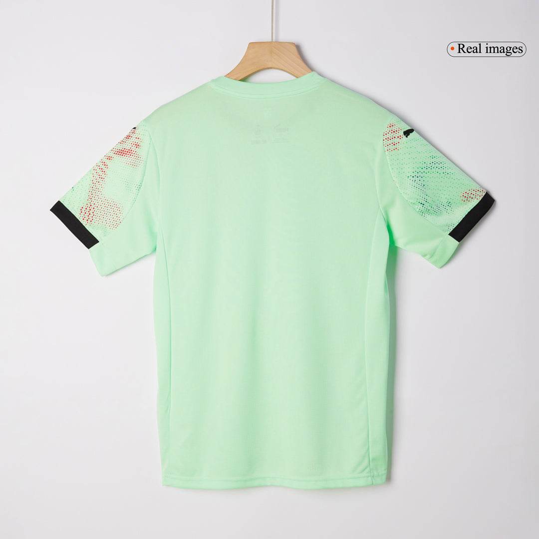 Męska Koszulka Wyjazdowa Portugalia 2025 Zielona - Women's Euro - Topowe Koszulki Pilkarskie Sklep Internetowy