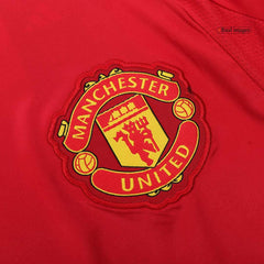 Męski zestaw koszulek piłkarskich Manchester United Home (koszula + spodenki + skarpetki) 2024/25 - Topowe Koszulki Pilkarskie Sklep Internetowy