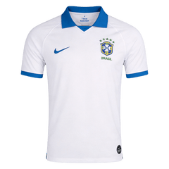 Męska koszulka Brazylii wyjazdowa Retro 2019