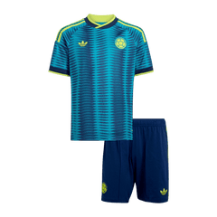 Dziecięcy Zestaw Wyjazdowa Colombia (Koszulka+Spodenki) World Cup 2026