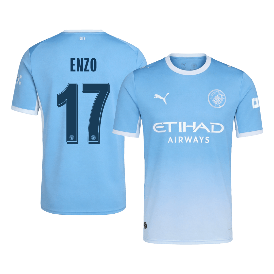 Męska koszulka Manchesteru City domowa ENZO #17 2026/27 - UCL