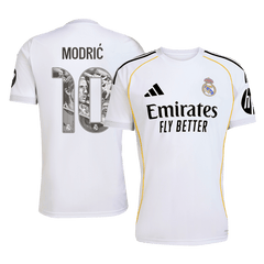 Męska Koszulka Domowa Real Madryt MODRIĆ #10 2025/26
