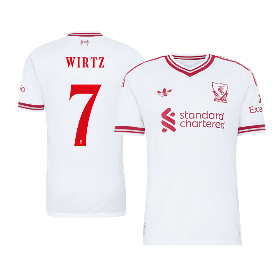 Męska koszulka Liverpoolu wyjazdowa WIRTZ #7 wersja zawodnicza 2026/27 - UCL