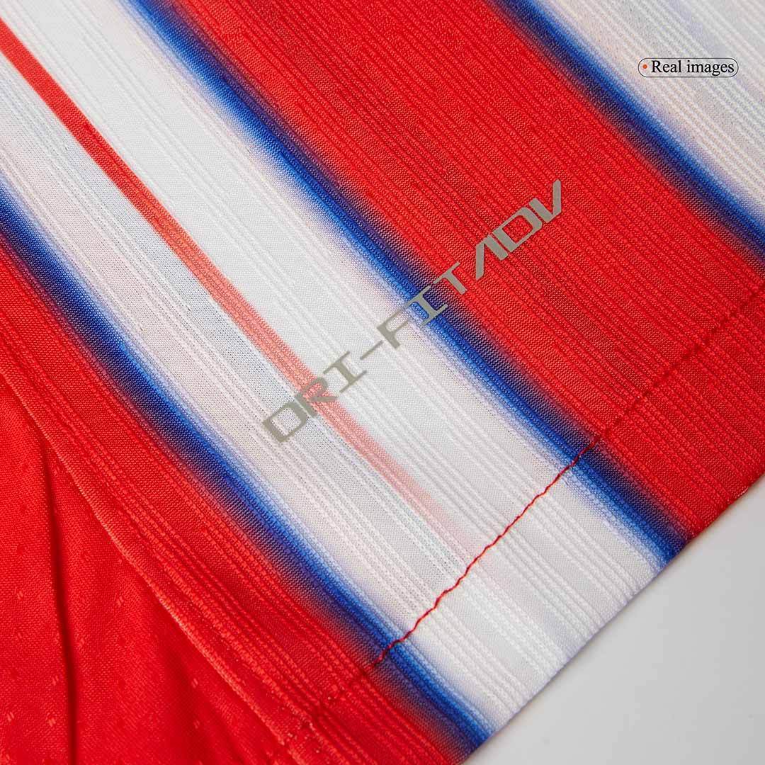 Męska koszulka piłkarska J.ALVAREZ #19 Atletico Madrid Home 2024/25 - Slim Fit - Topowe Koszulki Pilkarskie Sklep Internetowy