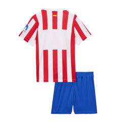 Dziecięcy Zestaw Domowy Atletico Madryt (Koszulka+Spodenki) 2025/26 - Topowe Koszulki Pilkarskie Sklep Internetowy