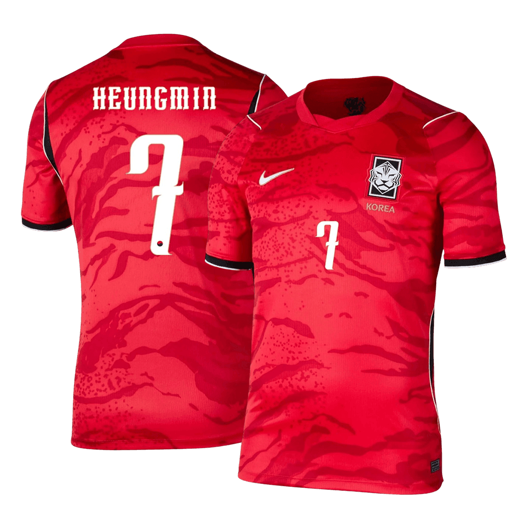 Męska koszulka Korei Południowej domowa HEUNGMIN #7 – Mundial 2026