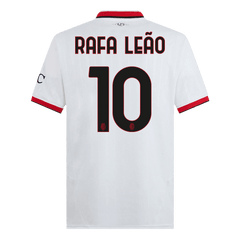 Męska wyjazdowa koszulka piłkarska RAFA LEÃO #10 AC Milan 2024/25 - Topowe Koszulki Pilkarskie Sklep Internetowy
