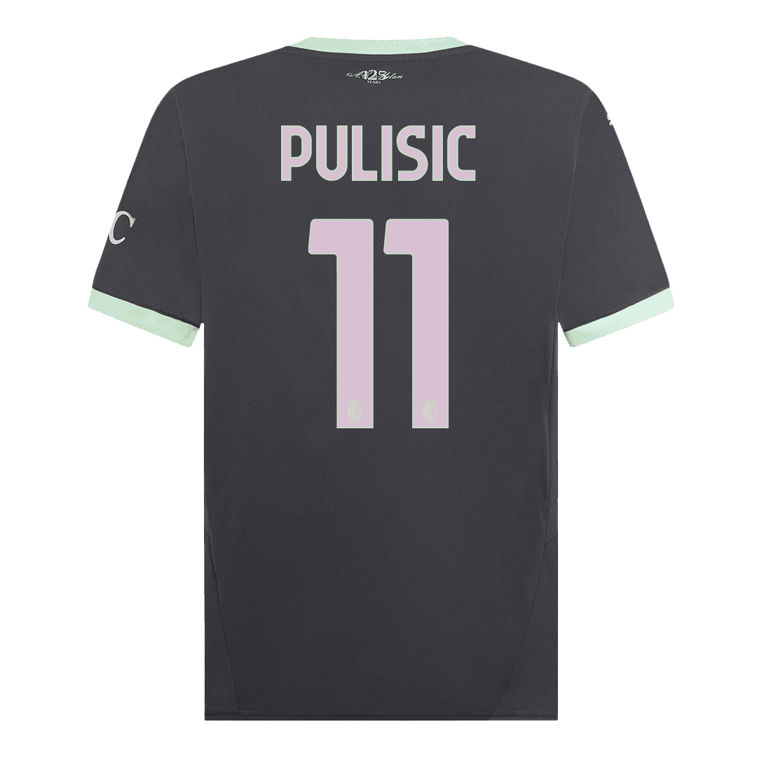Męska koszulka wyjazdowa PULISIC #11 AC Milan Third Away 2024/25 - Topowe Koszulki Pilkarskie Sklep Internetowy