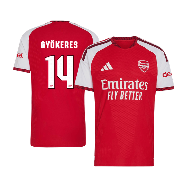 Męska koszulka Arsenalu domowa GYÖKERES #14 wersja zawodnicza 2026/27 - UCL