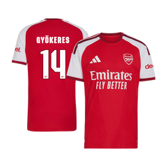 Męska koszulka Arsenalu domowa GYÖKERES #14 wersja zawodnicza 2026/27 - UCL