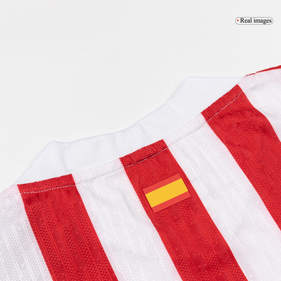Męska Koszulka Domowa Atletico Madrid Wersja Piłkarska 2025/26 - Slim Fit