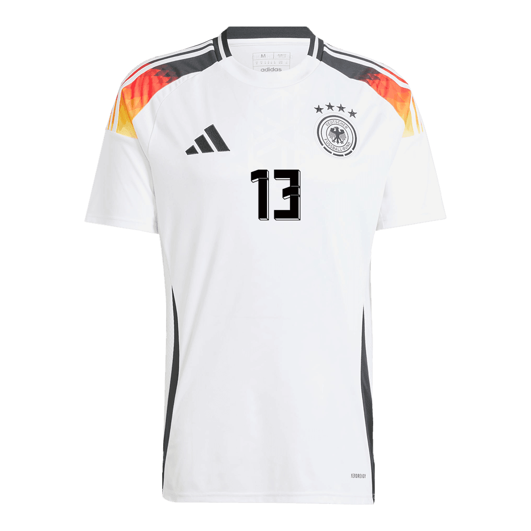 Męska koszulka piłkarska MÜLLER #13 Germany Euro Home 2024 - Topowe Koszulki Pilkarskie Sklep Internetowy