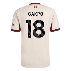 Męska Koszulka Wyjazdowa Liverpool GAKPO #18 2025/26