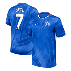 Męska Koszulka Domowa Chelsea NETO #7 2025/26 [PREMIUM] - Topowe Koszulki Pilkarskie Sklep Internetowy