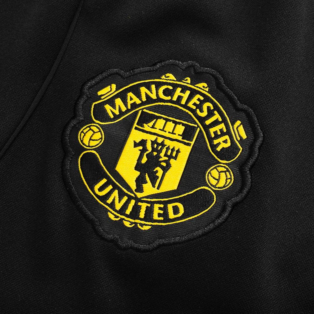 Męski Zestaw Treningowy Manchester United (Kurtka+Spodnie) 2025/26 - Topowe Koszulki Pilkarskie Sklep Internetowy