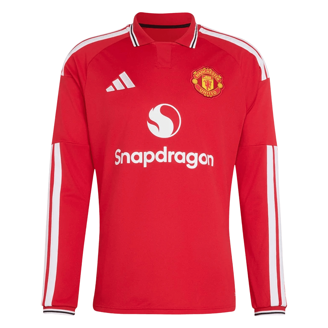 Męska koszulka Manchesteru United domowa z długim rękawem 2026/27