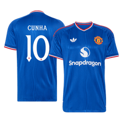 Męska koszulka Manchesteru United wyjazdowa CUNHA #10 wersja zawodnicza 2026/27 - UCL