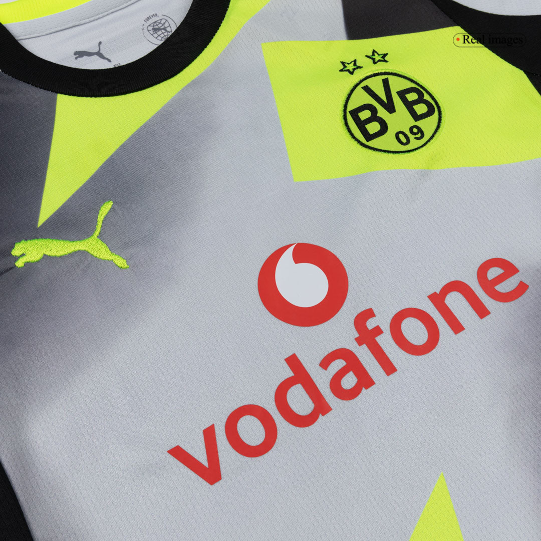 Dziecięcy Zestaw Wyjazdowa Borussia Dortmund (Koszulka+Spodenki) 2025/26