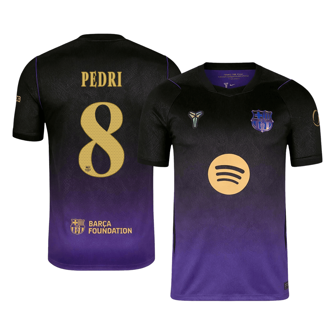 Męska koszulka Barcelony wyjazdowa PEDRI #8 2026/27 - UCL