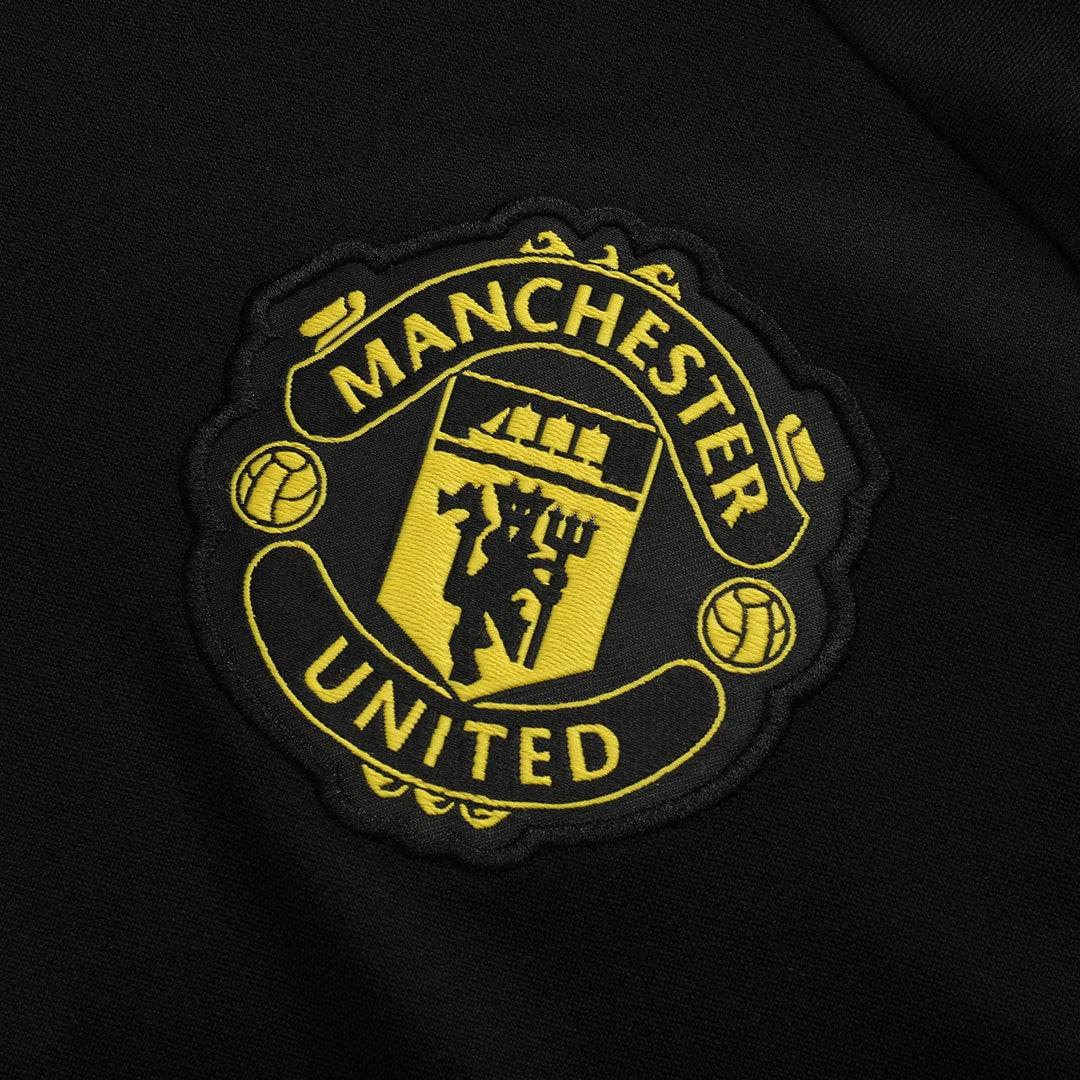 Męski Zestaw Treningowy Manchester United (Kurtka+Spodnie) 2025/26 - Topowe Koszulki Pilkarskie Sklep Internetowy