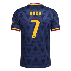 Męska koszulka Arsenalu wyjazdowa SAKA #7 wersja zawodnicza 2026/27 - UCL