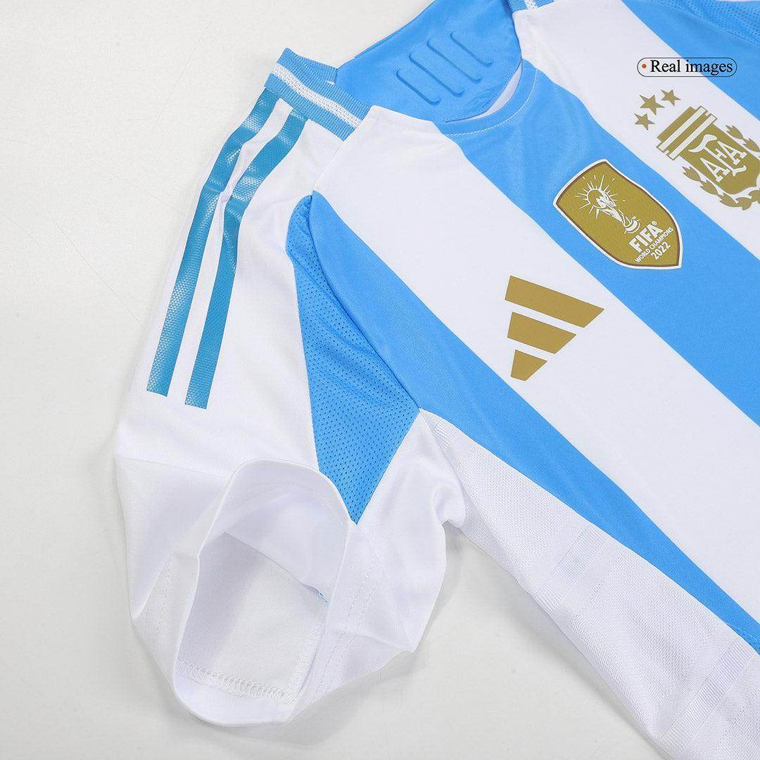 Męska Koszulka Domowa Argentyna L.MARTÍNEZ #22 Wersja Piłkarska 2024 - Slim Fit - Topowe Koszulki Pilkarskie Sklep Internetowy