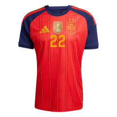 Męska koszulka Hiszpanii Champion Edition domowa CUBARSÍ #22 wersja zawodnicza - Mundial 2026