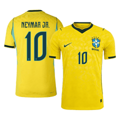 Męska koszulka Brazylii domowa NEYMAR JR. #10 wersja zawodnicza - Mundial 2026