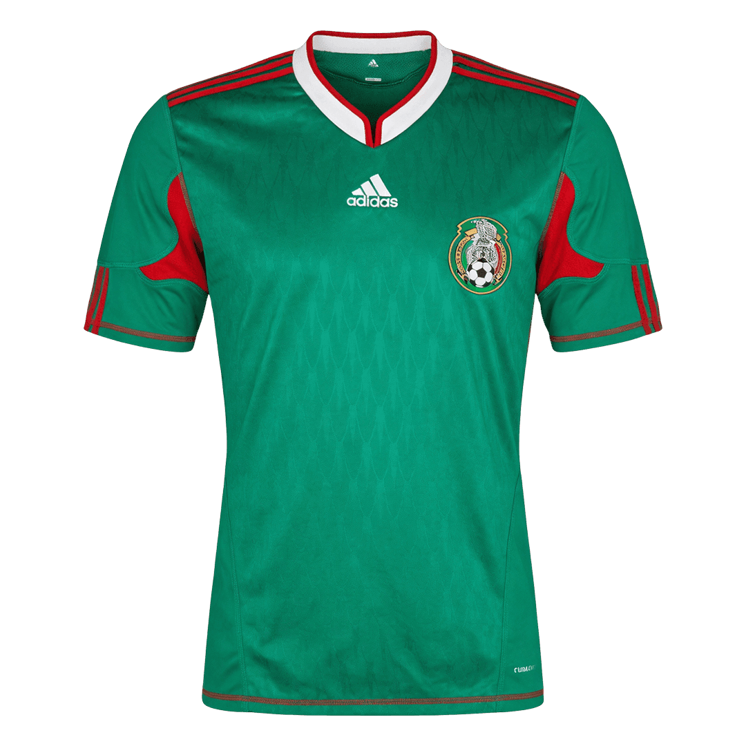 Męska koszulka Meksyku domowa Retro - Mundial 2010