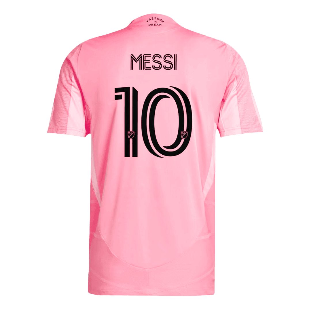 Męska Koszulka Piłkarska MESSI #10 Wersja Zawodnika Inter Miami CF Domowa 2025 - Slim Fit - Topowe Koszulki Pilkarskie Sklep Internetowy