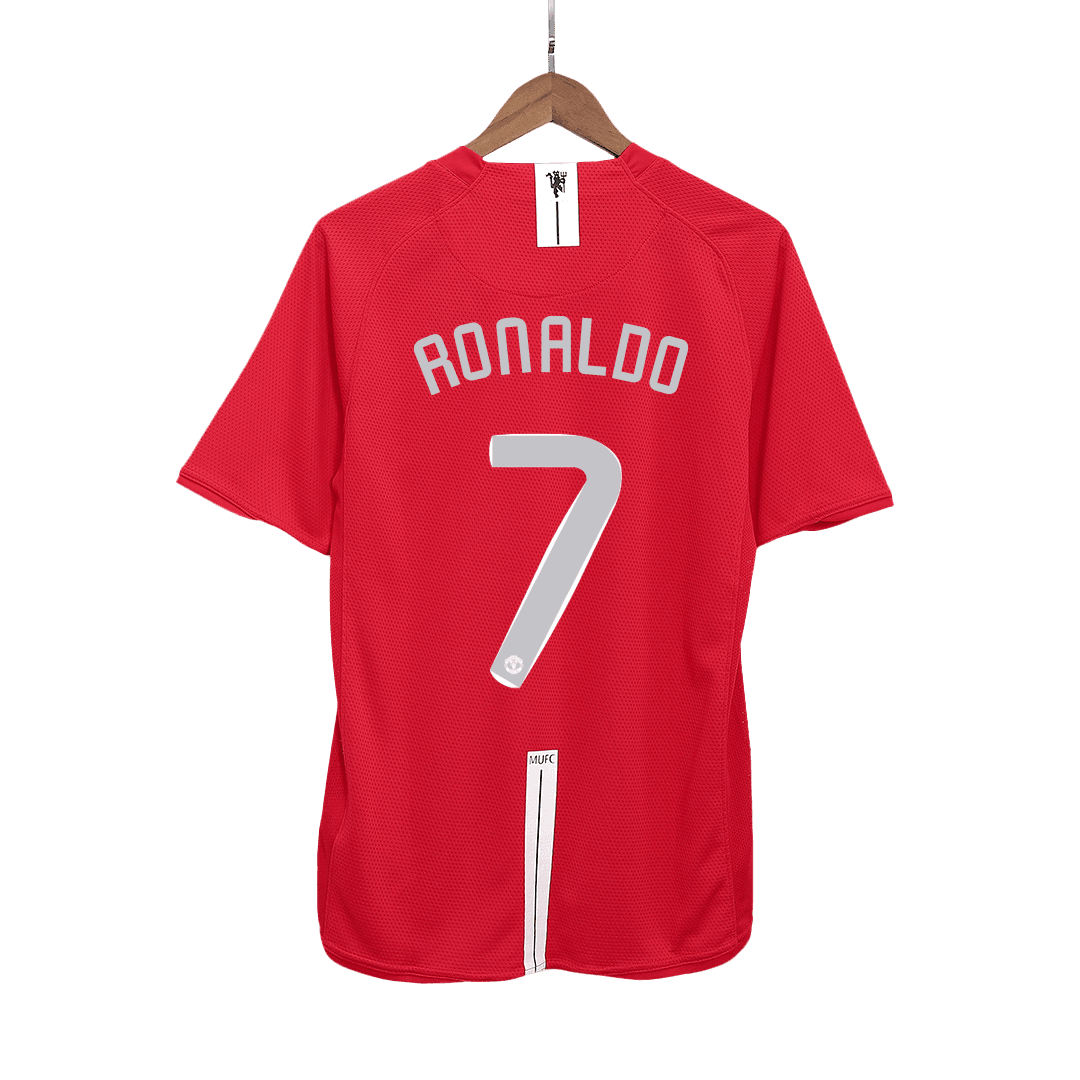 Retro RONALDO #7 2007/08 Męska Koszulka Domowa MU - UCL Final - Topowe Koszulki Pilkarskie Sklep Internetowy