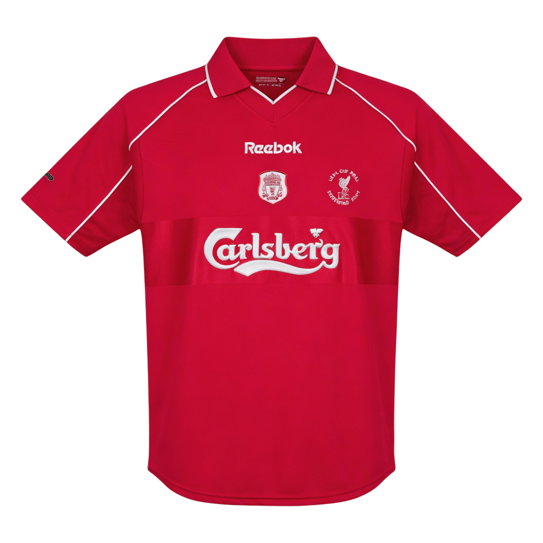 Męska Koszulka Retro Domowa Liverpool 2000/01