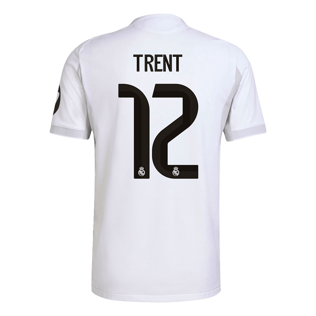 Męska Koszulka Domowa Real Madryt TRENT #12 Wersja Piłkarska 2025/26 - Slim Fit - Topowe Koszulki Pilkarskie Sklep Internetowy