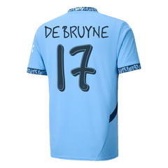 DE BRUYNE #17 Manchester City Home Koszulka piłkarska 2024/25 - UCL - Topowe Koszulki Pilkarskie Sklep Internetowy