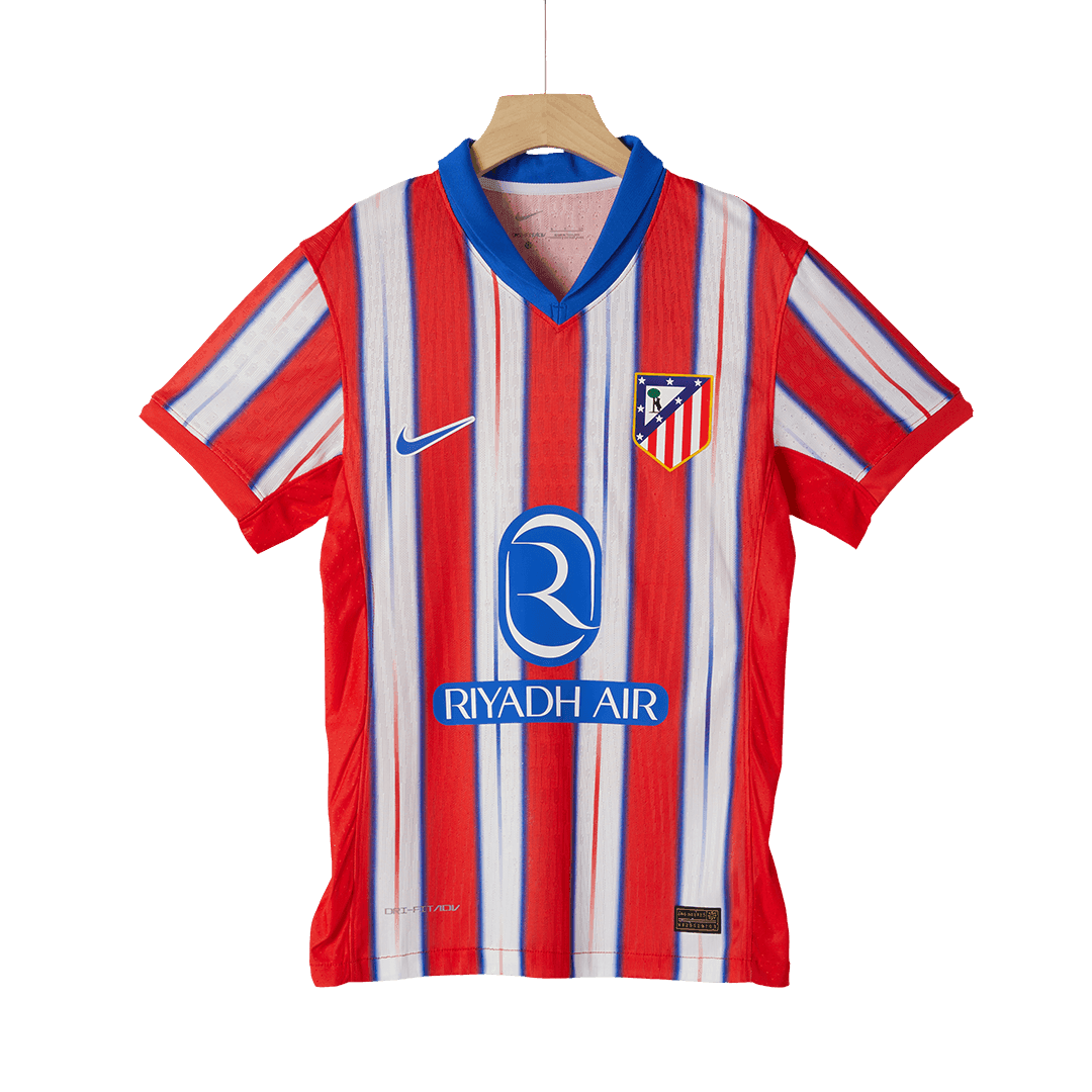 Męska domowa koszulka piłkarska Atletico Madryt w wersji dla graczy 2024/25 - Slim Fit - Topowe Koszulki Pilkarskie Sklep Internetowy