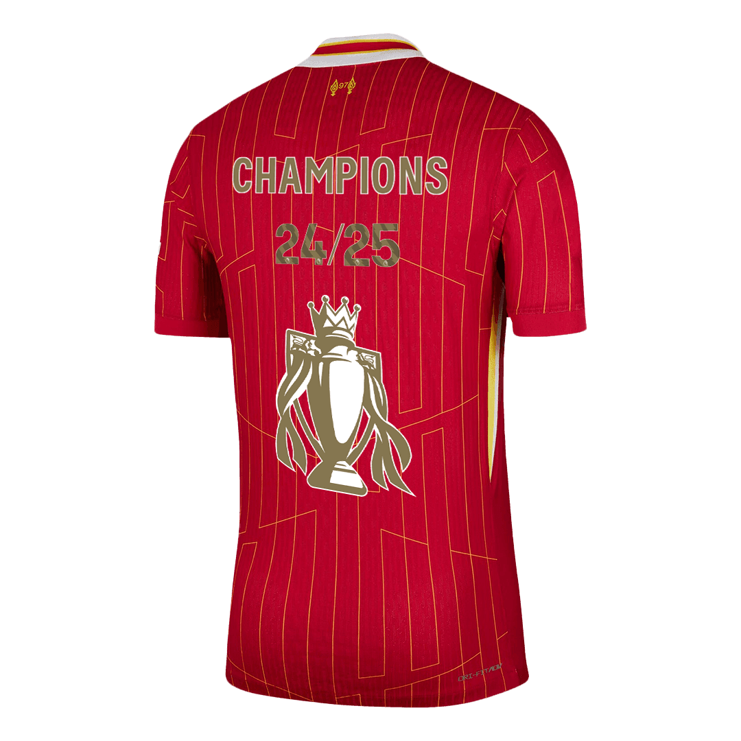 Męska Koszulka Domowa Liverpool Wersja Piłkarska - CHAMPIONS 24/25 - Slim Fit - Topowe Koszulki Pilkarskie Sklep Internetowy