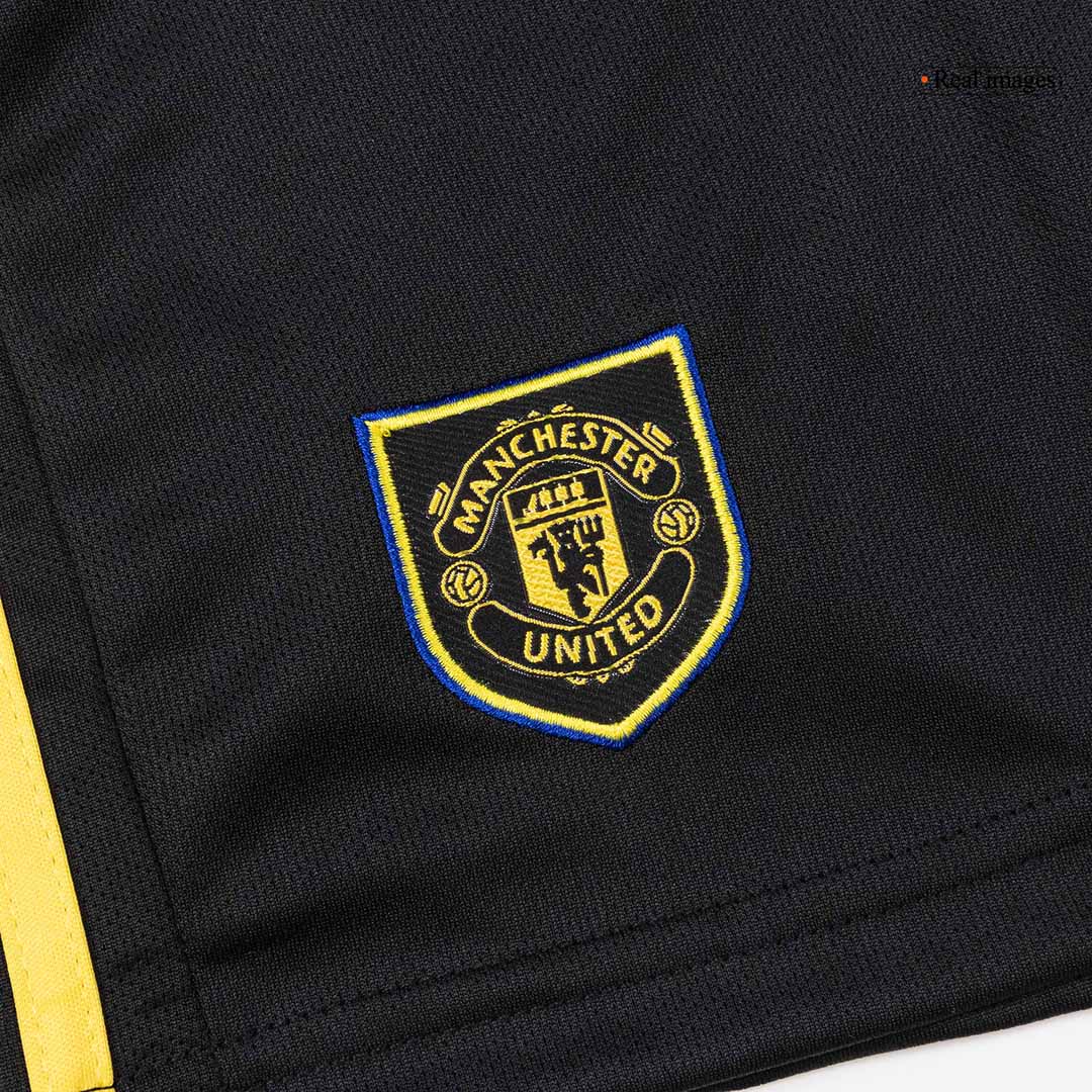 Dziecięcy Zestaw Trzecia Wyjazdowa Manchester United (Koszulka+Spodenki) 2025/26