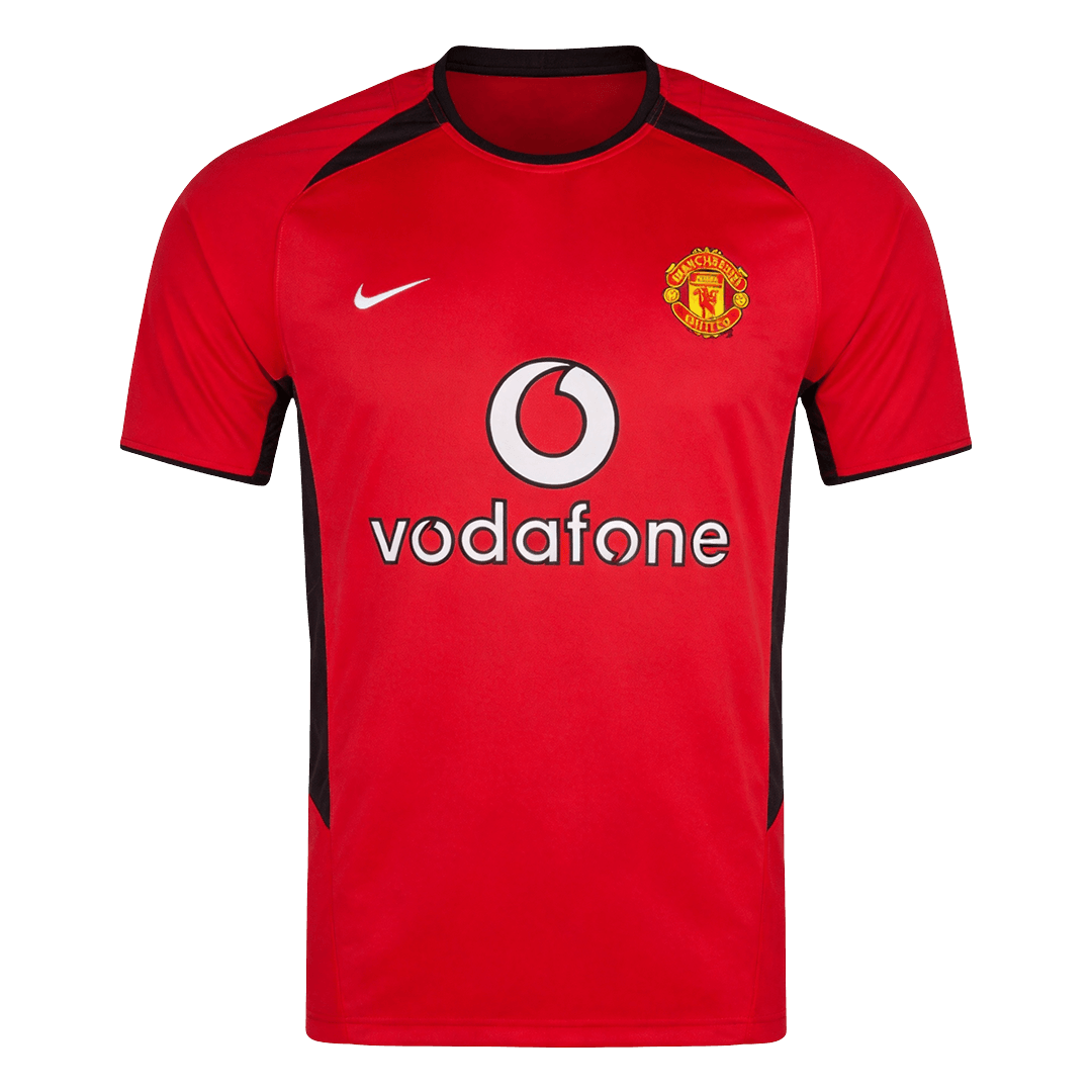 Męska Koszulka Retro Domowa Manchester United 2002/04