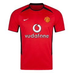 Męska Koszulka Retro Domowa Manchester United 2002/04