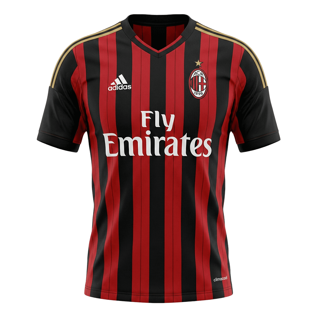 Męska Koszulka Retro Domowa AC Milan 2013/14