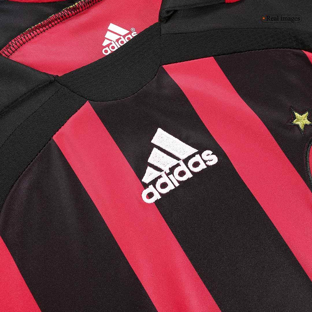 Męska koszulka piłkarska z długim rękawem Retro KAKA' #22 2006/07 AC Milan Home - Topowe Koszulki Pilkarskie Sklep Internetowy