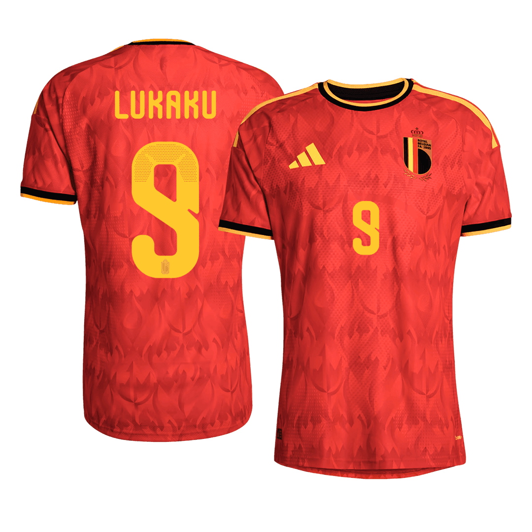 Męska koszulka Belgii domowa LUKAKU #9 wersja zawodnicza - Mundial 2026