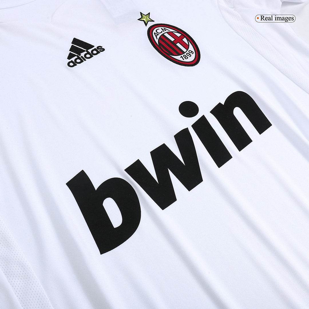 Męska AC Milan Wysokiej jakości wyjazdowa koszulka piłkarska Retro 2009/10 - Topowe Koszulki Pilkarskie Sklep Internetowy