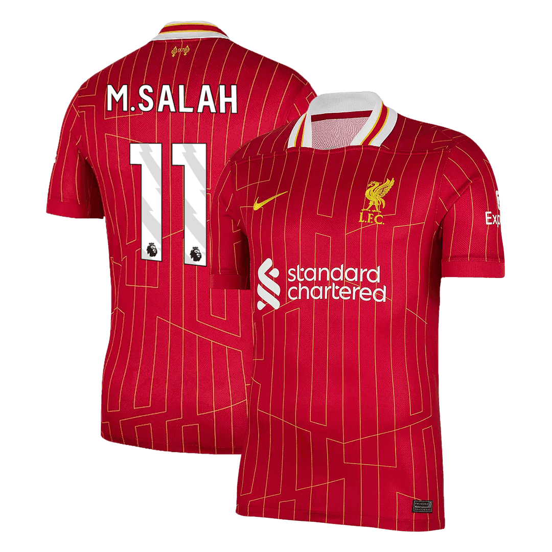 M.SALAH #11 Liverpool Koszulka domowa piłkarska 2024/25 - Topowe Koszulki Pilkarskie Sklep Internetowy