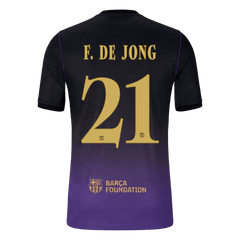 Męska koszulka Barcelony wyjazdowa F. DE JONG #21 wersja zawodnicza 2026/27 - UCL